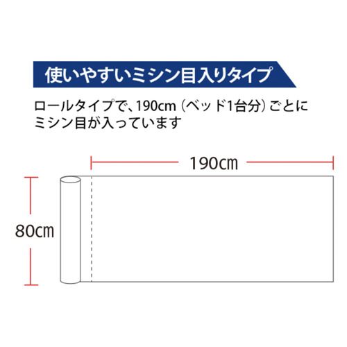 ベッド用ペーパーシーツサイズ