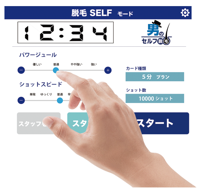 SELF ONEパンフレット業務用セルフ脱毛機【(株)START ONE】